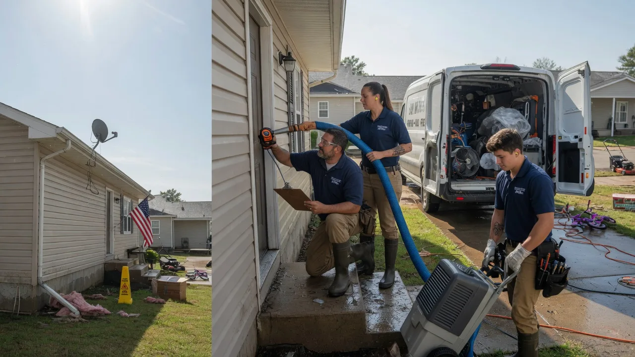 Ceiling Water Damage Restoration in Moselle, MS near me
